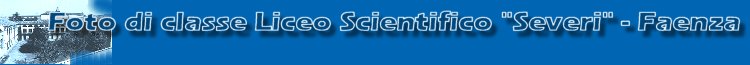 Foto di classe ex liceo Severi